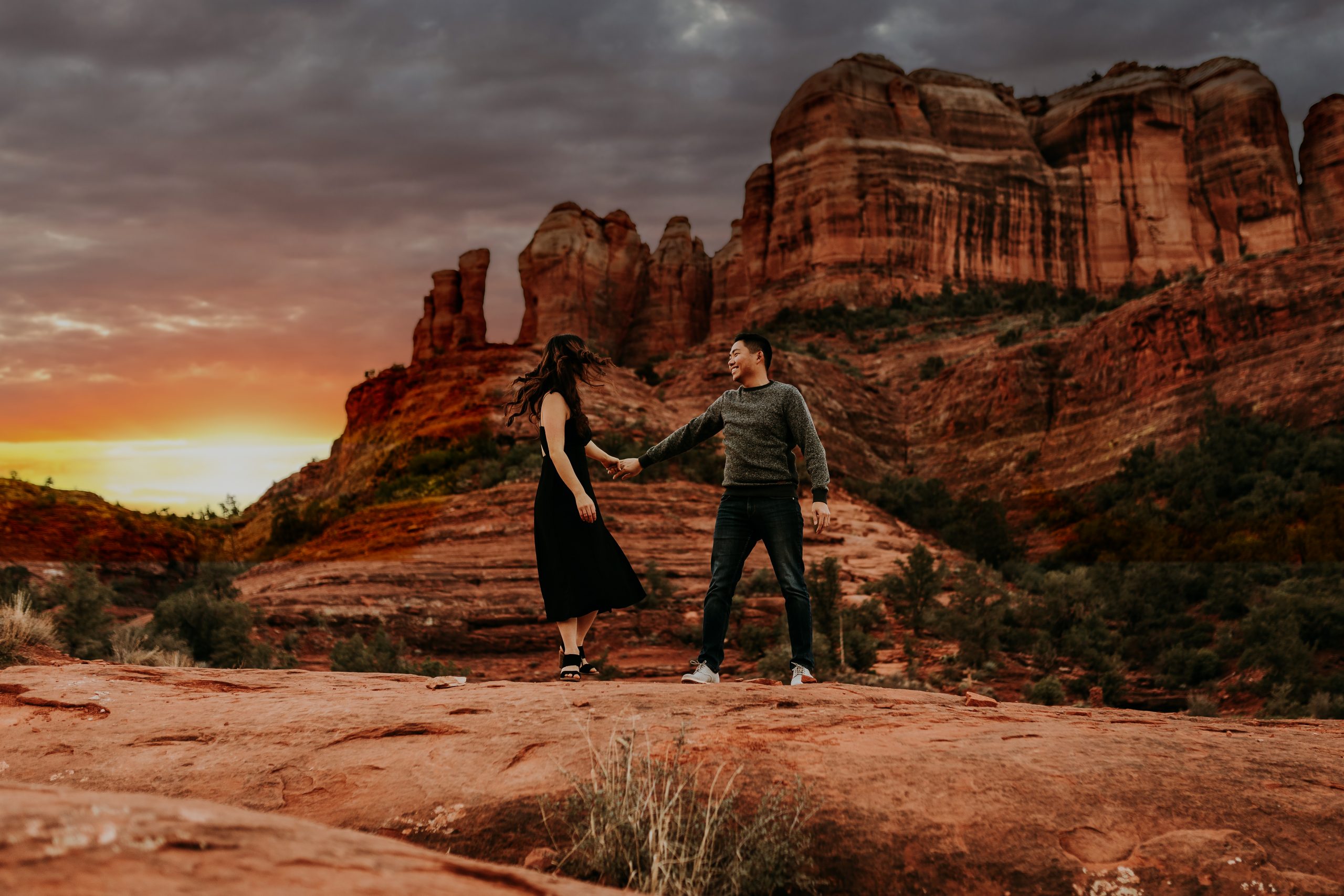 cathedral rock engagement